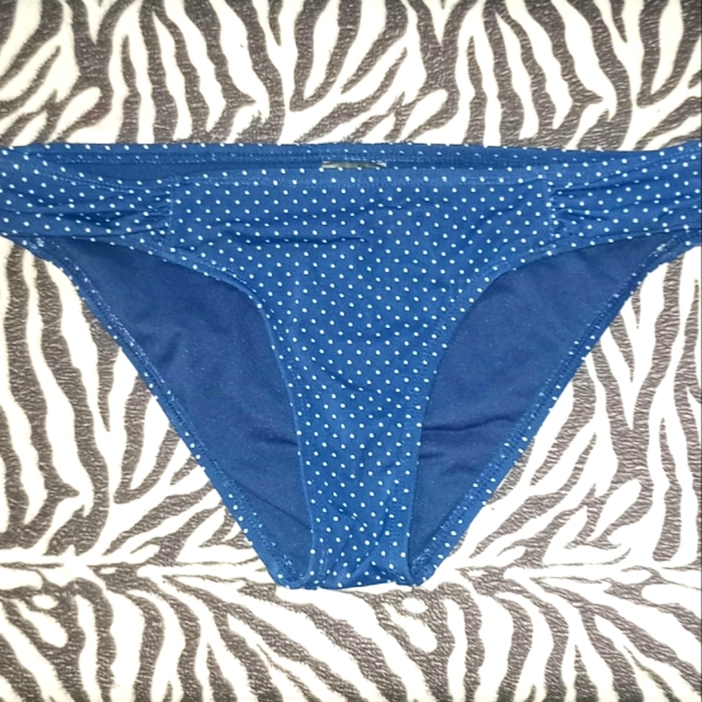🦋 NWOT Blue Polka-dot Poppy Bikini Bottoms